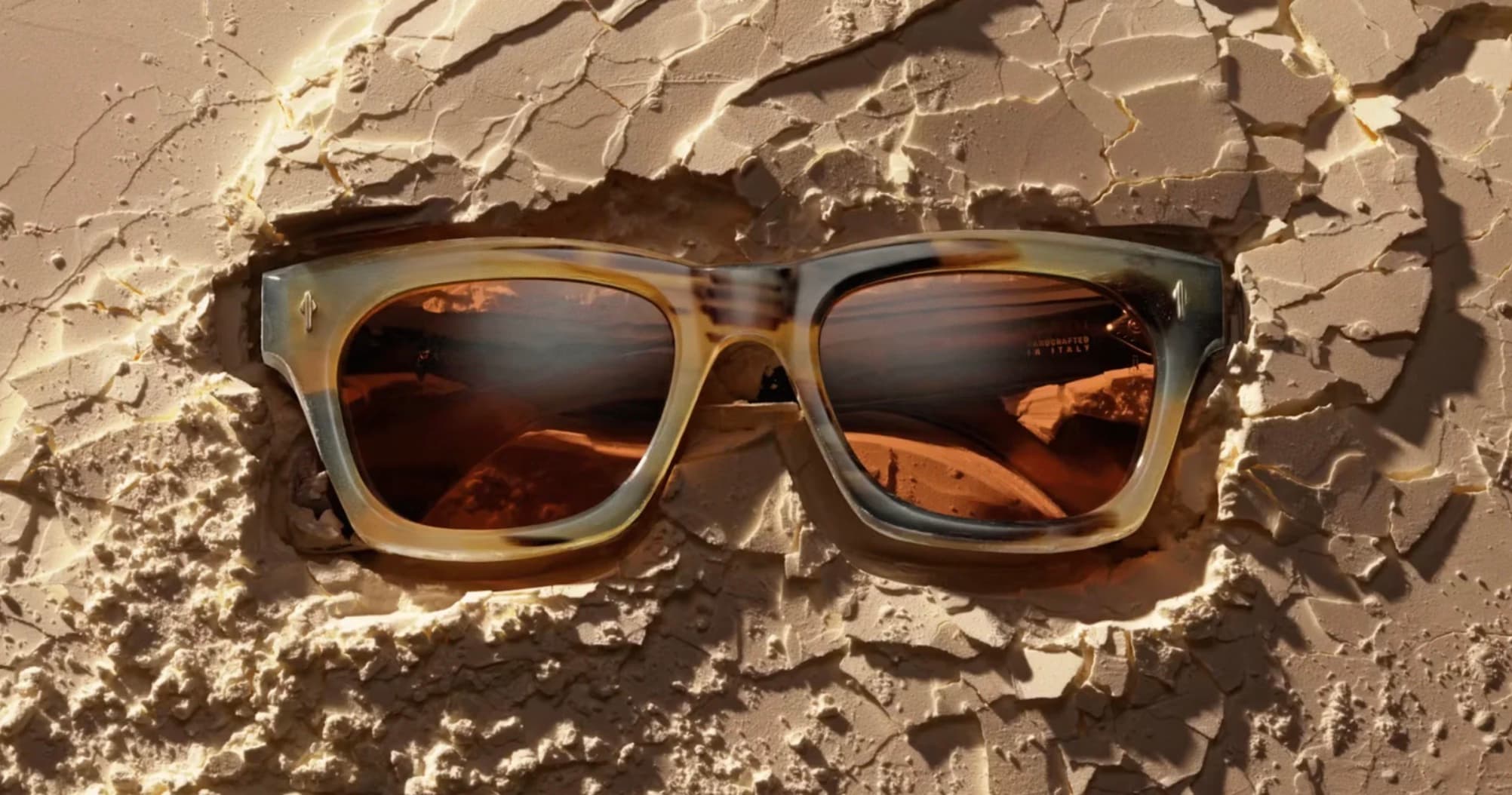 Product on cracked earth